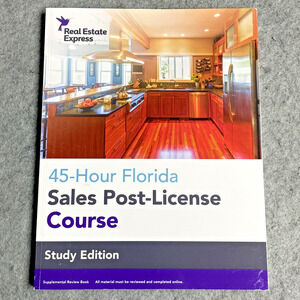 Real Estate Express 45-Hour Florida Sales Post License Course - Study Edition‎